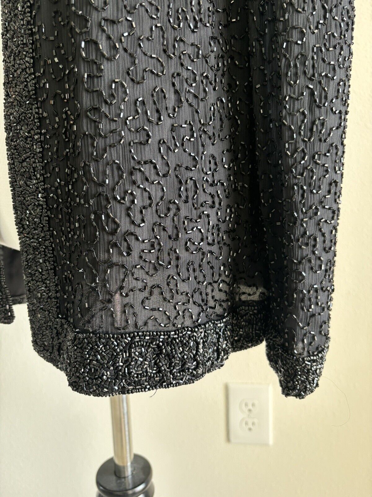 Vintage Marina By Marina Brester Beaded Jacket Sz… - image 11