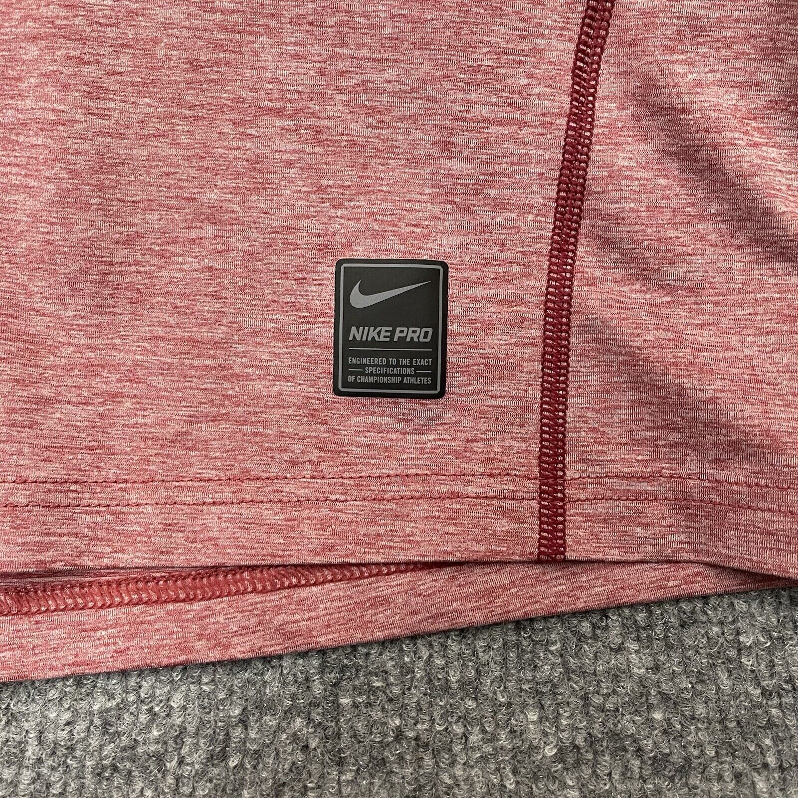 Nike Pro Tank Top Shirt Men’s Size 2XL Heather Red - image 2