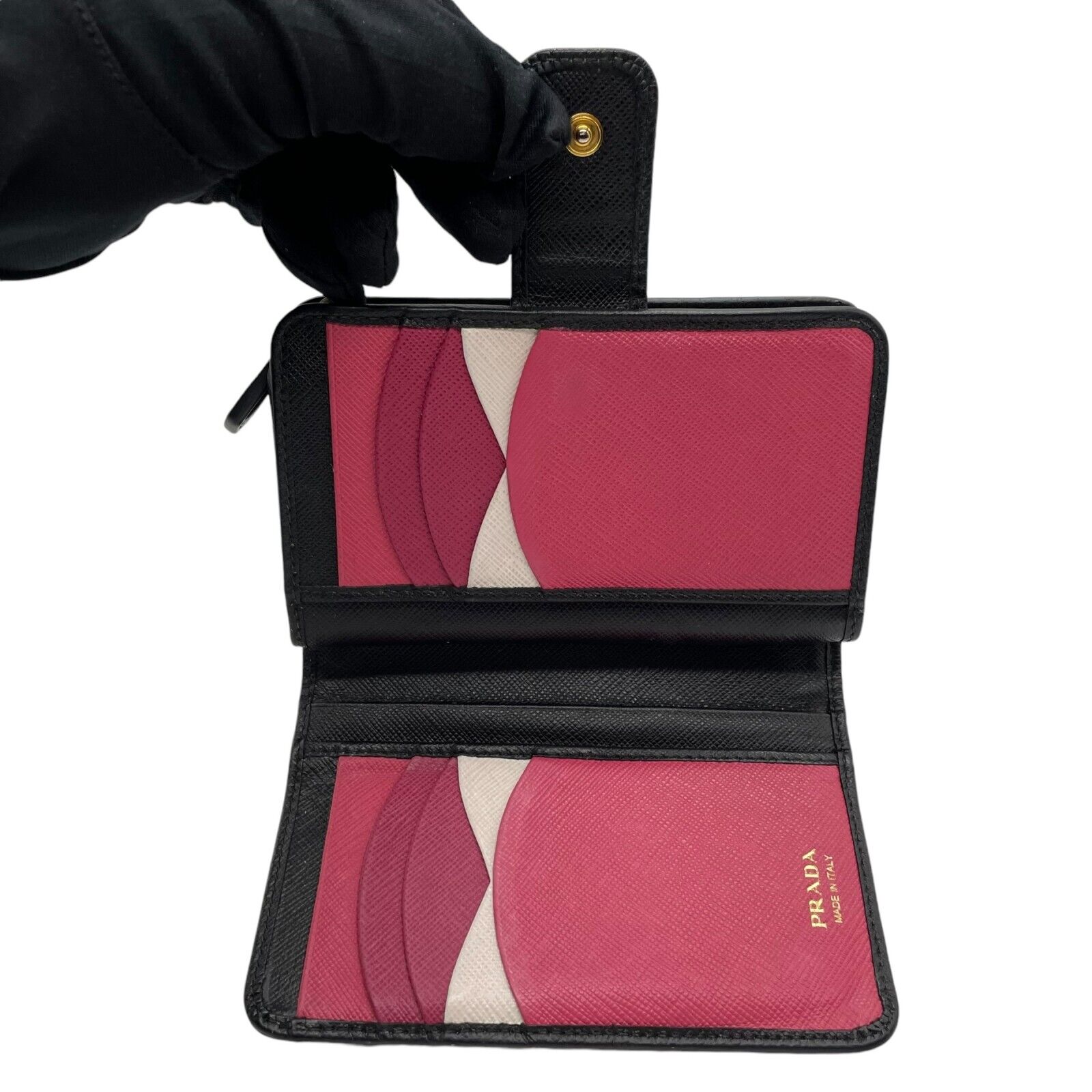 Authentic PRADA Multi-color L Zipper Compact Wall… - image 15