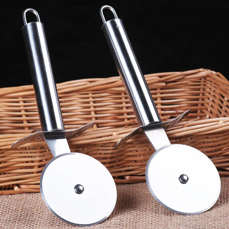 Stainless Steel Pizza Single Wheel Cut Tools Household Pizza Knife Cake ...