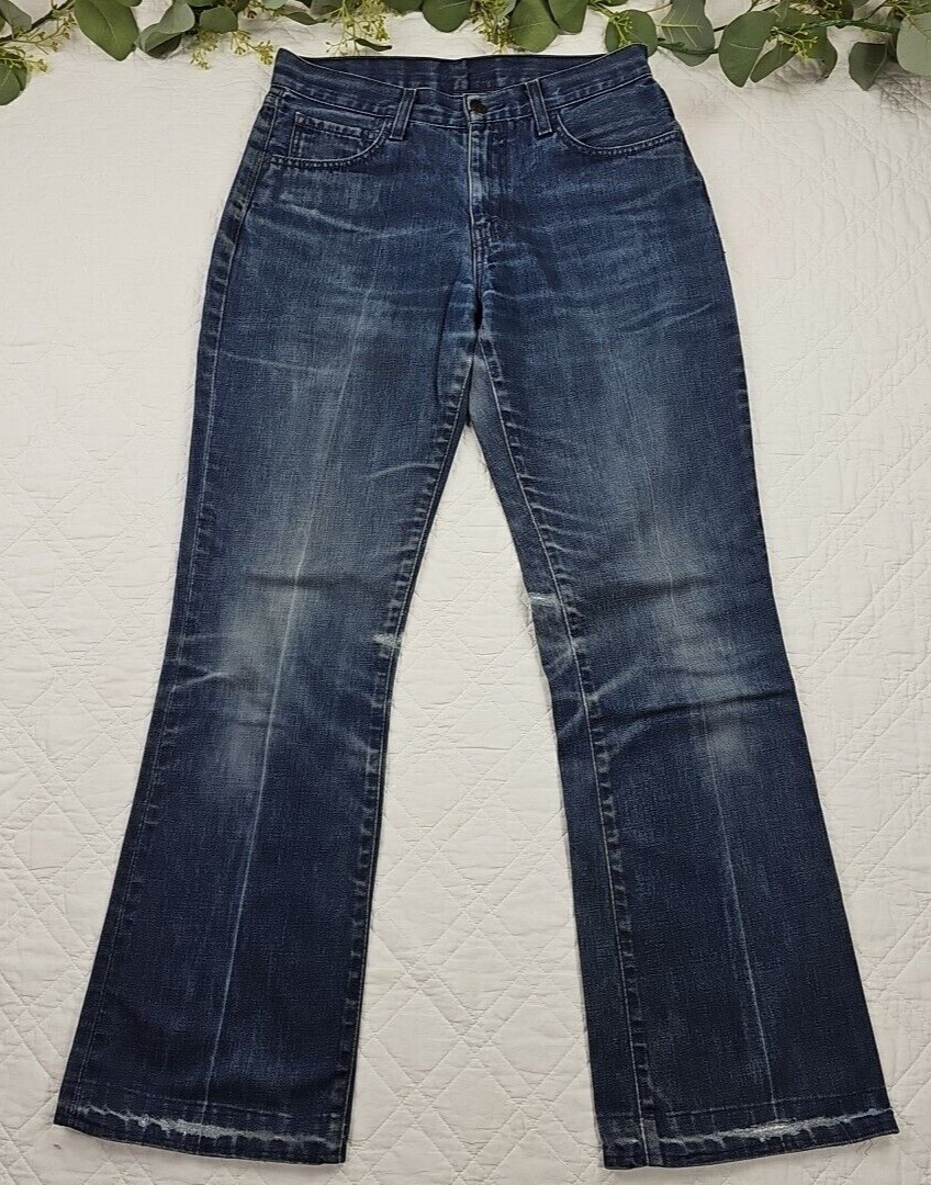 VTG Levi's Sta Prest For Gals Size 31" Bootcut De… - image 8