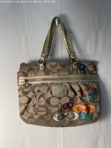 Gently Loved Certified Authentic Multicolor Coach 