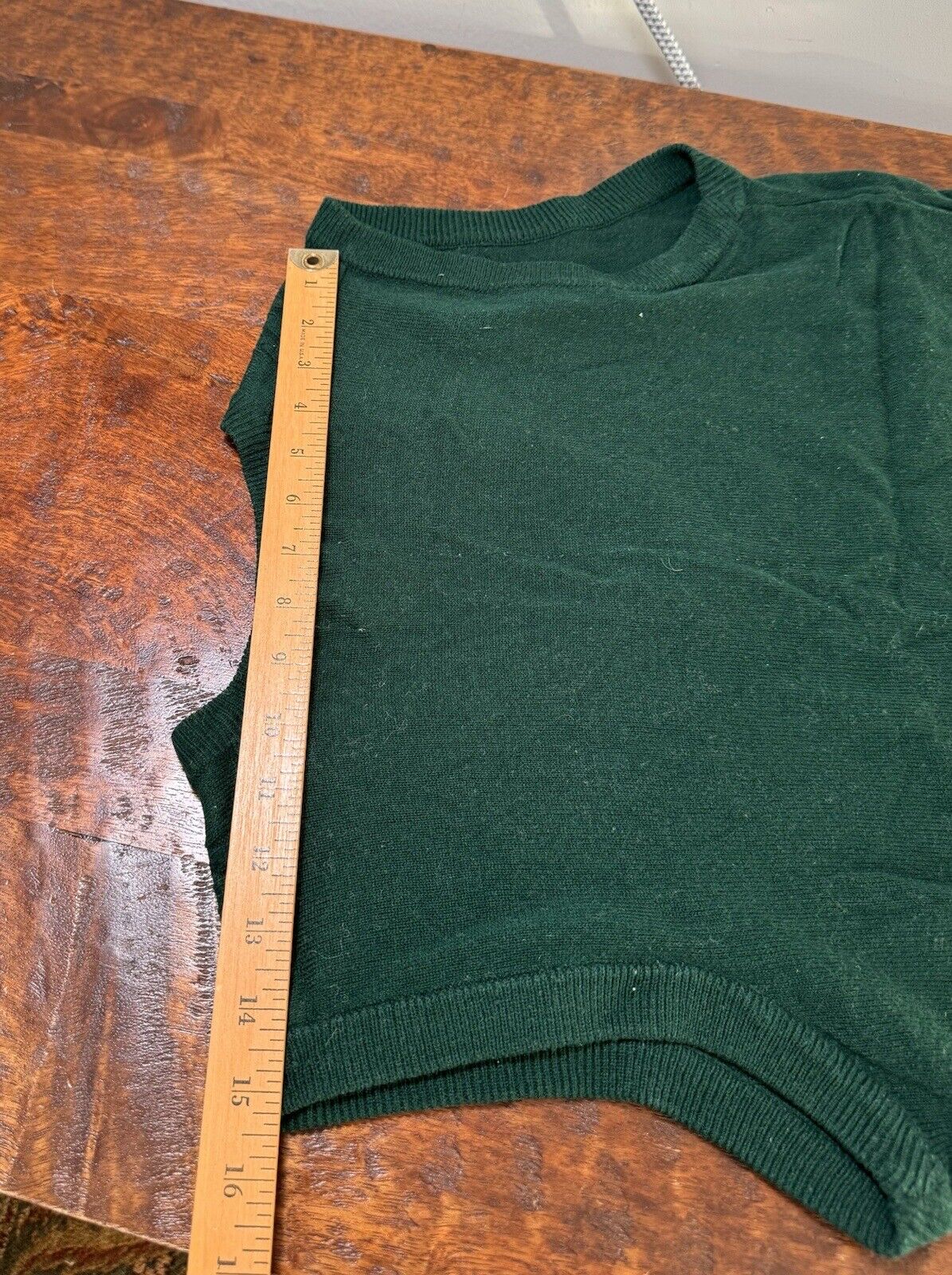 Vintage Kmart Knit Sweater Vest Green Mens Size L… - image 13