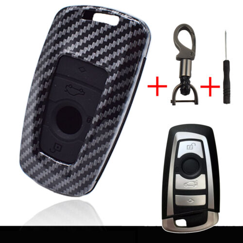 For 2019 BMW M5 F10 M6 F12 F13 GT3 GT5 Carbon Fiber Key Fob Ring Key ...