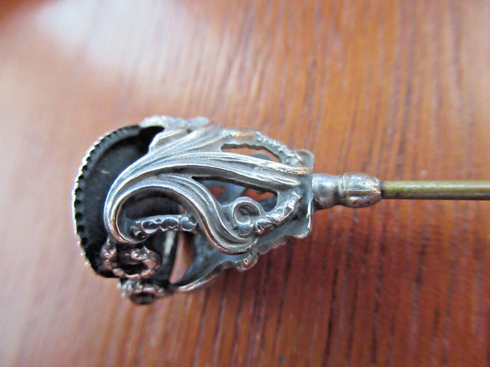 Antique 1880-1900 Victorian Sterling Hat Pin 8-58… - image 3