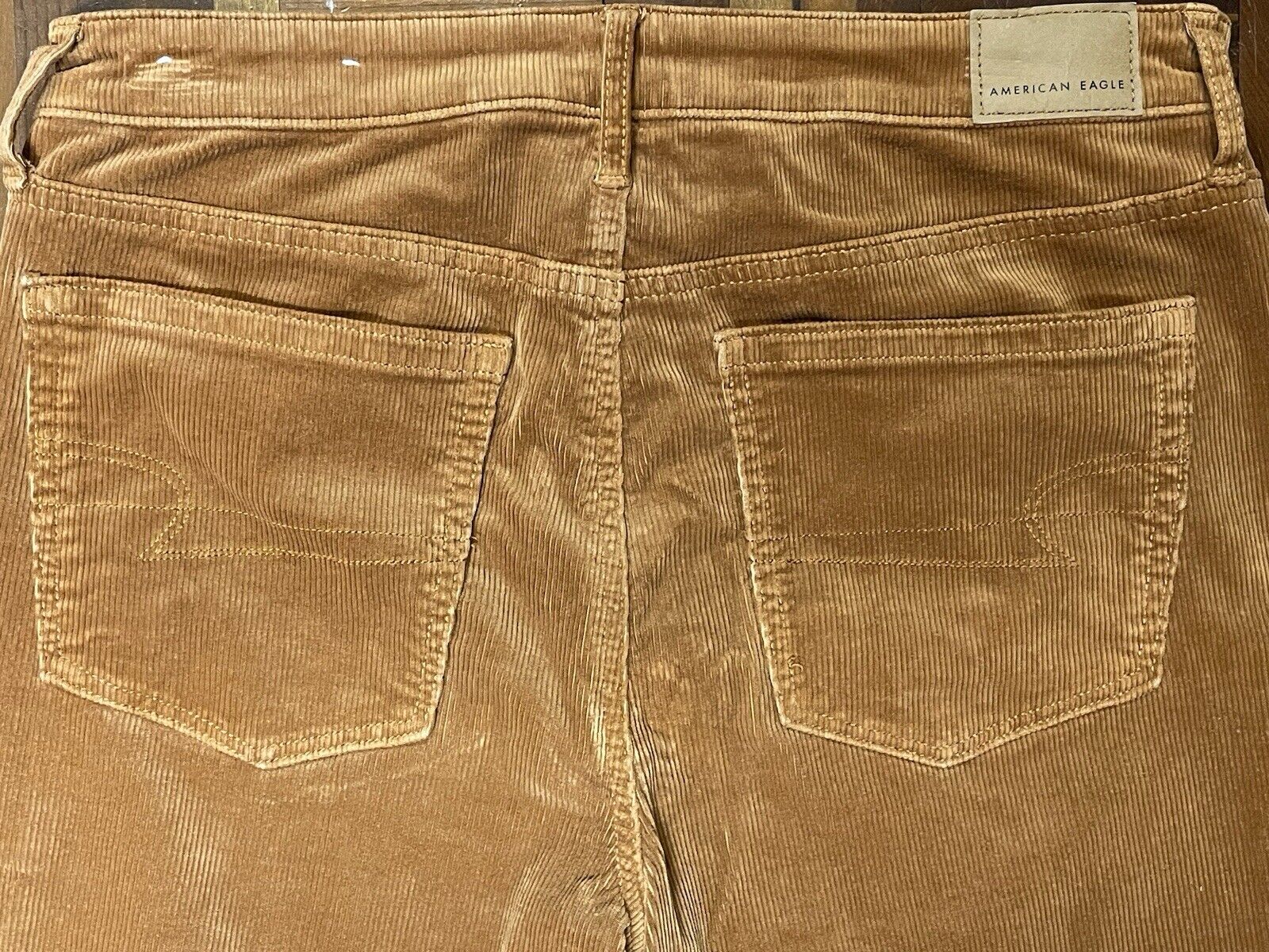 American Eagle Rust Colored Corduroy Crop Flare S… - image 3