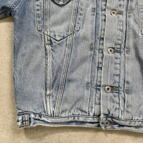 90's Vintage Euro Levi's Quilted Liner Denim Jack… - image 3