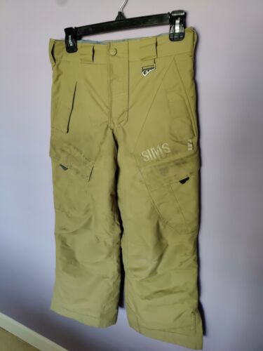 Sims Lined Ski Pants Insulated Brown Tan Snow Boar