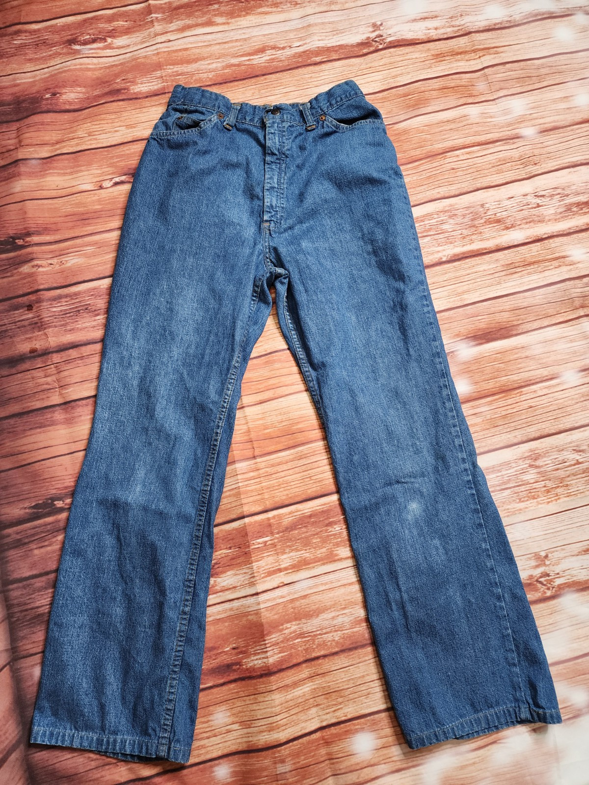 Levi’s Vintage Orange Tab High Rise Denim Jeans W… - image 4