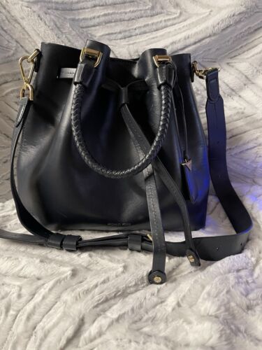 Michael Kors Navy Bucket Bag