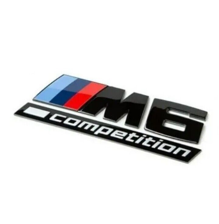 BMW Emblem M6 Competition Schriftzug Zeichen Logo Heckklappe alle Model