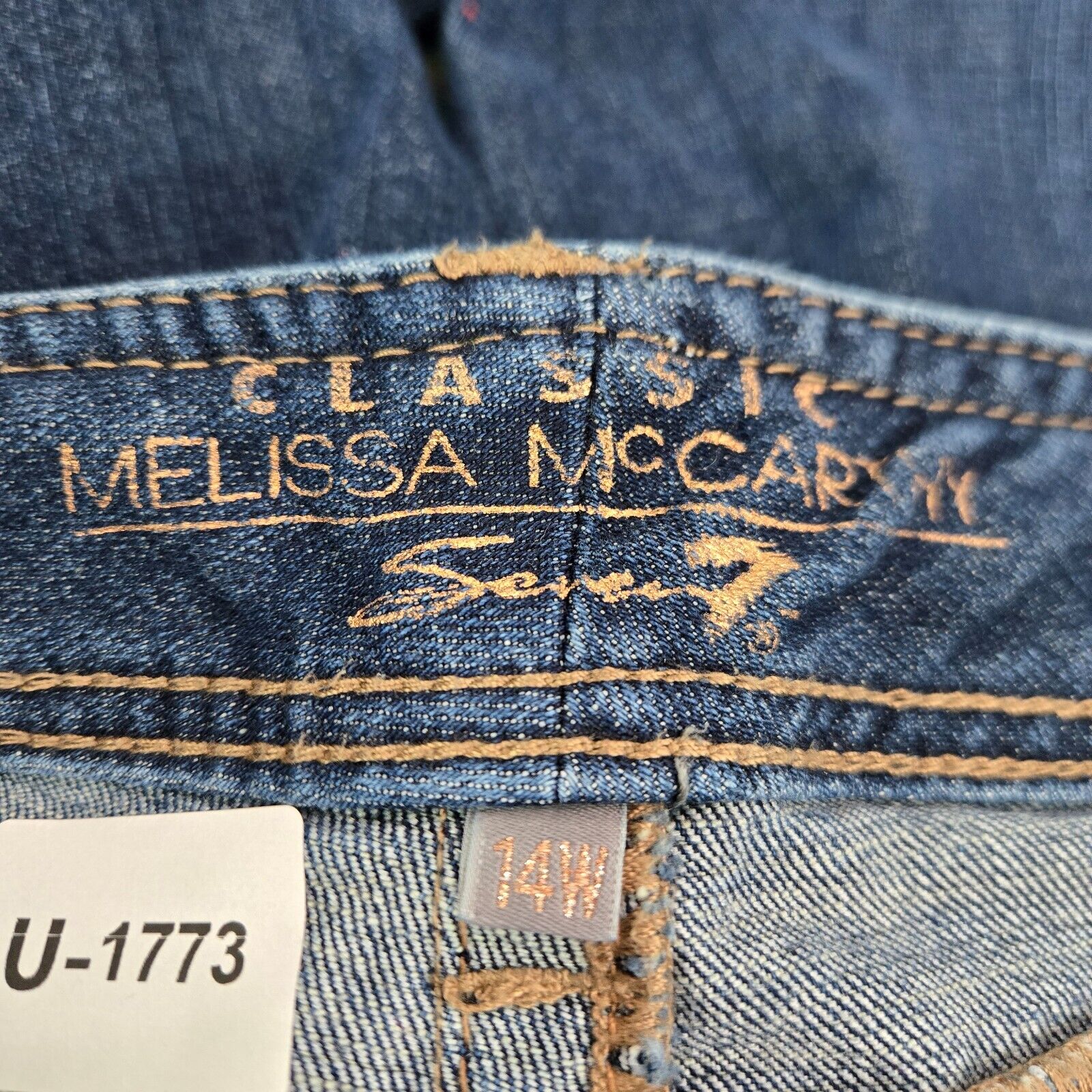 Seven7 Women Jeans 14W Blue Denim Melissa McCarty… - image 10