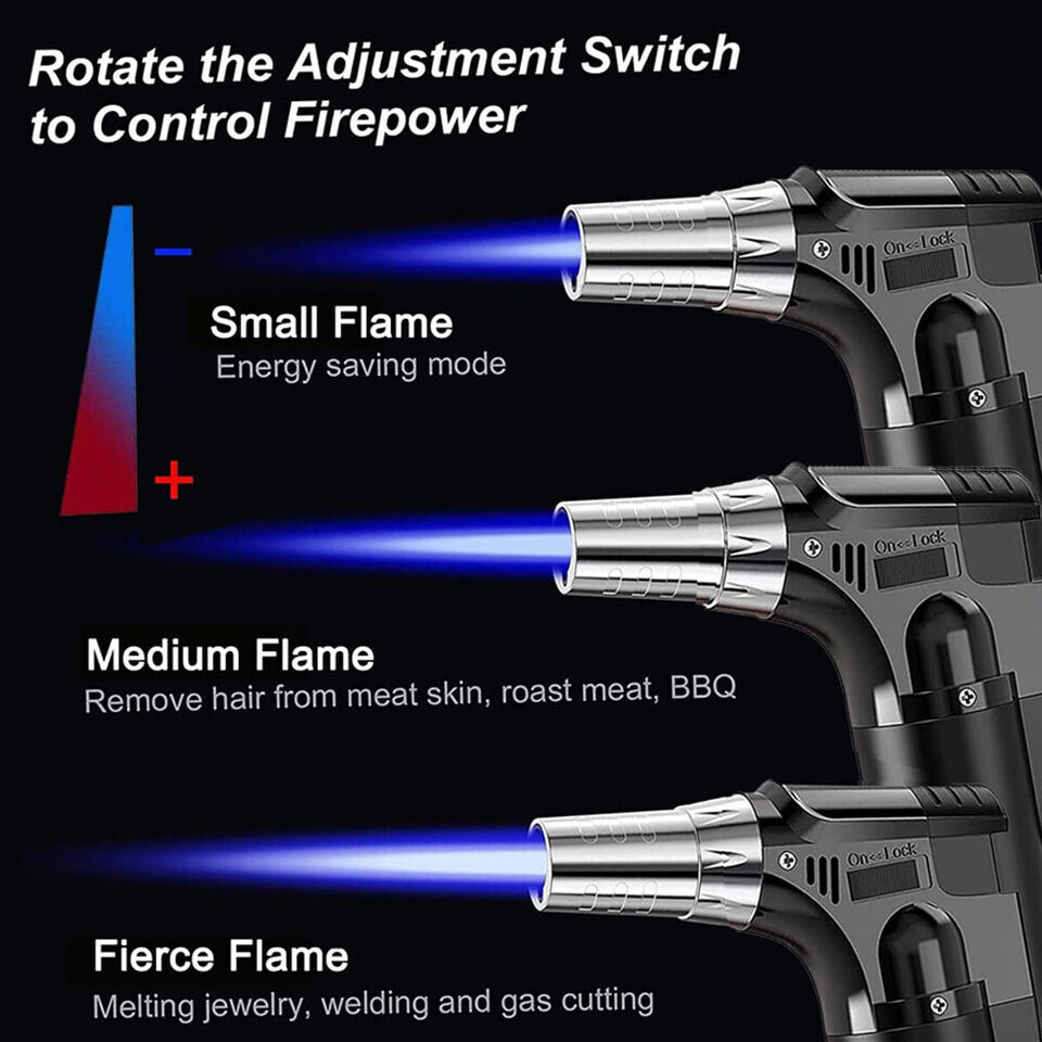 Refillable Butane Gas Micro Blow Torch Lighter Mini Torch Micro Torch ...