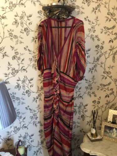 Beautiful ladies multi striped dress size 14 from 