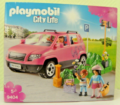 Playmobil City Life Familien-PKW mit Parkbucht 9404 Neu & OVP Rosa Auto ...