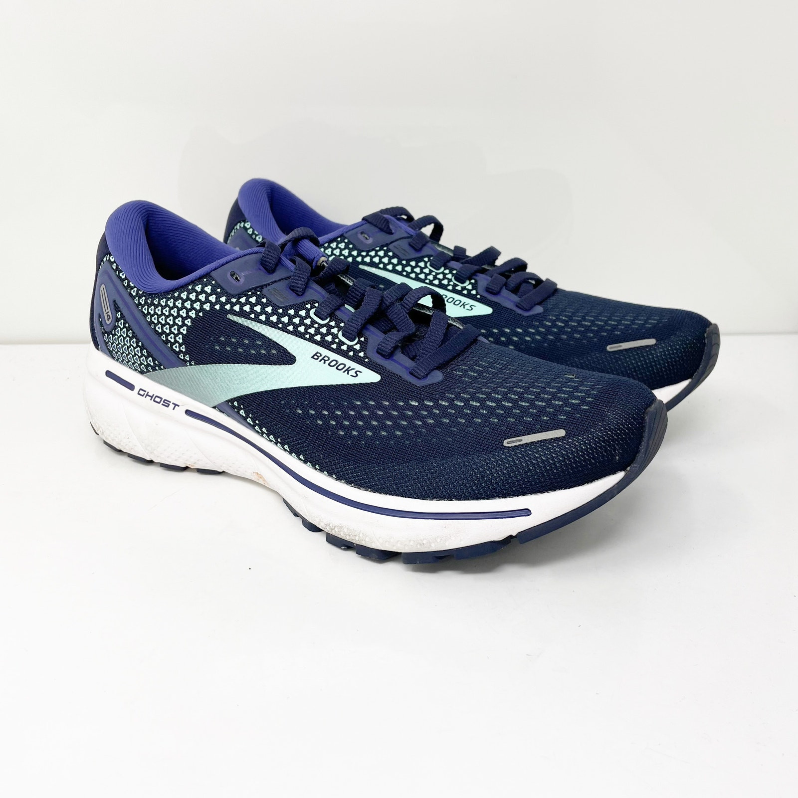 Brooks Womens Ghost 14 1203561B446 Blue Running S… - image 10