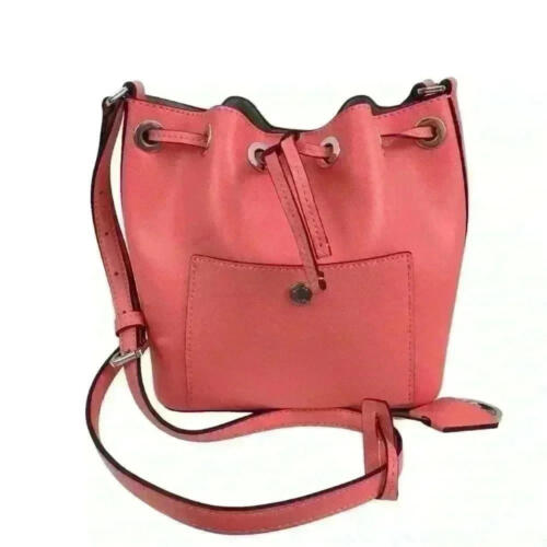 Michael Kors Greenwich Coral Small Bucket Bag