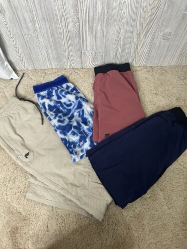 Lot Of 4 FABLETICS Mens Clothes Shorts Joggers Sma