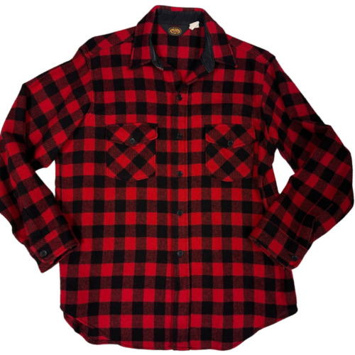 VTG Woolrich Classic Sheep label shirt wool Red B… - image 1