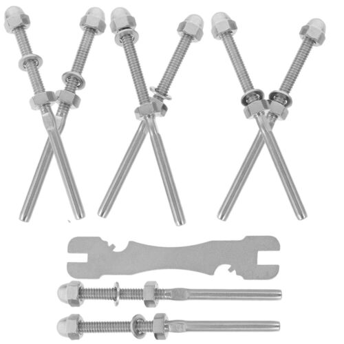 8pcs Cable Railing Tension End Fitting Deck Kit-DQ | eBay