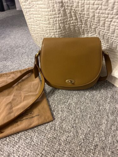 Vintage Coach Madison Brown Spence Leather  Cross… - image 1