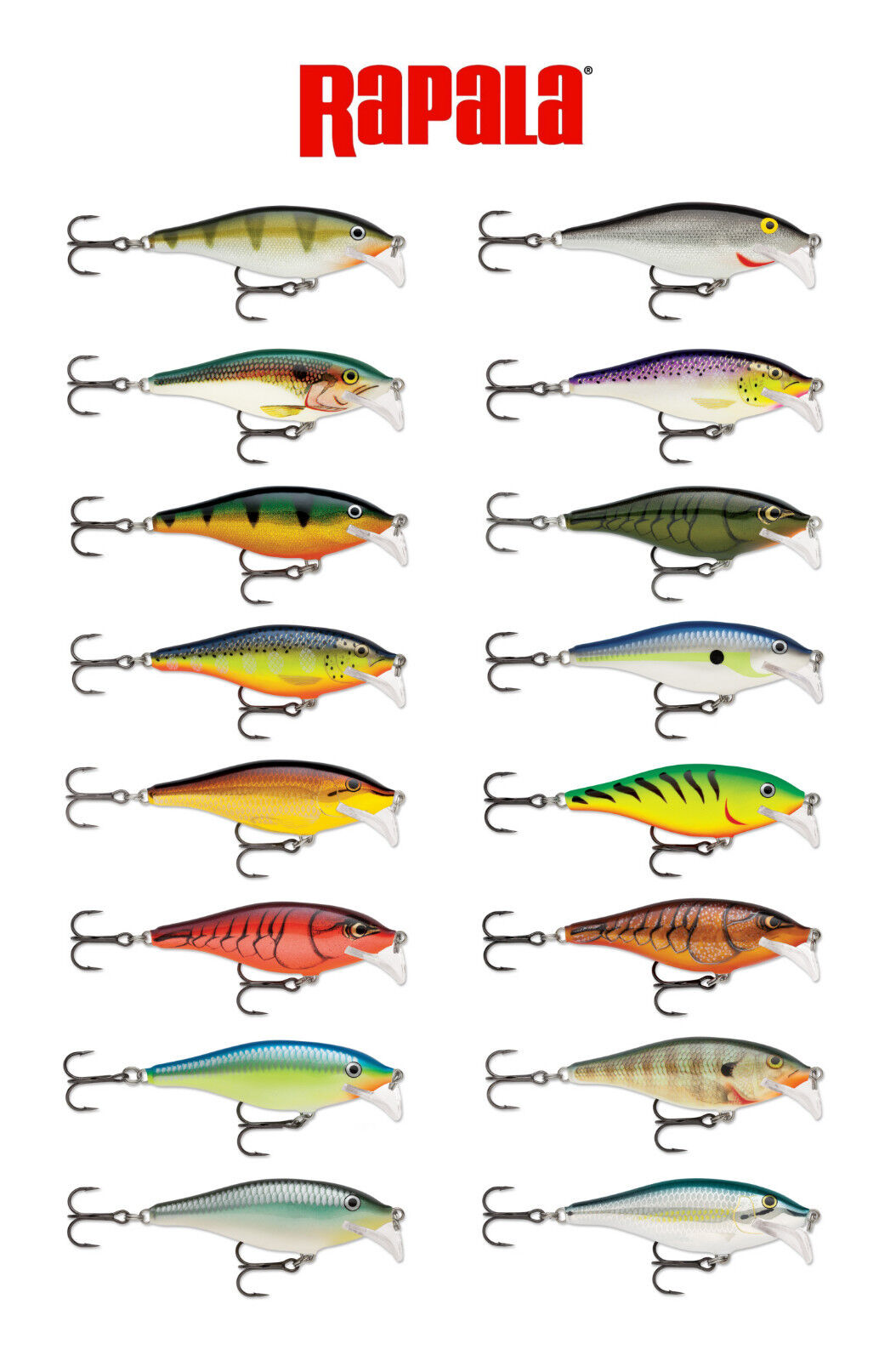 Rapala X Rap Size Chart