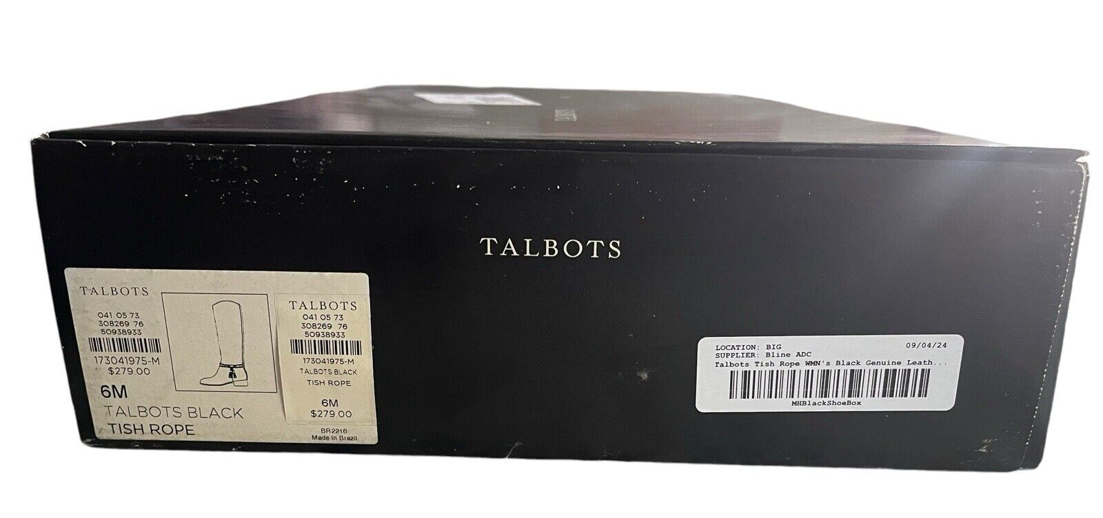 Talbot Boots Black Tish Rope Women’s Size 6M 1730… - image 16