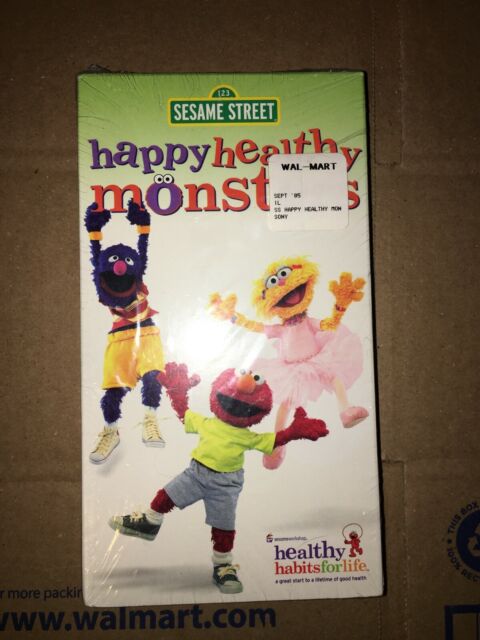 Sesame Street Vhs Lot Of Happy Healthy Monsters Fiesta Let S Make | Hot ...