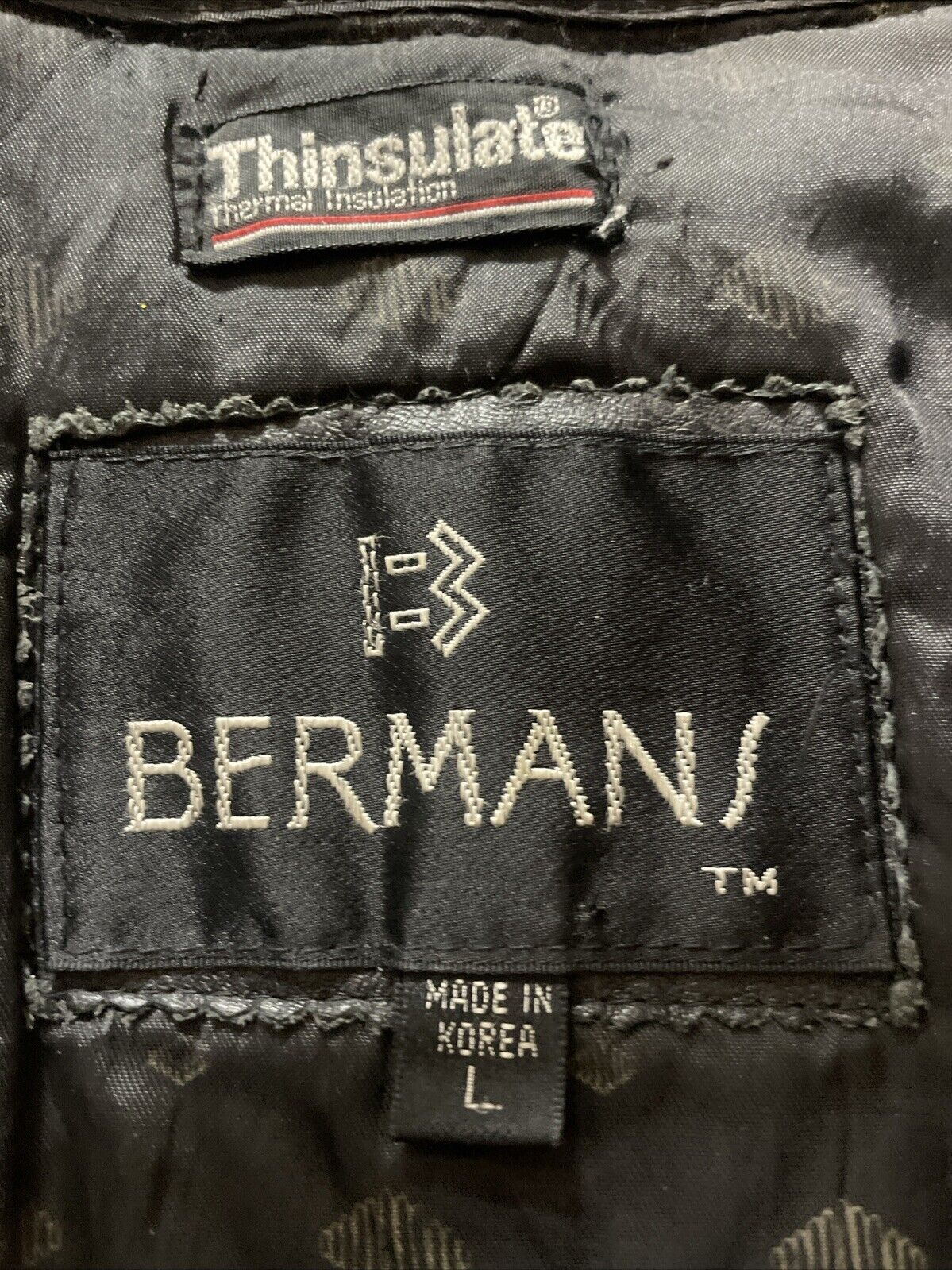 Bermans leather jacket Large - image 3