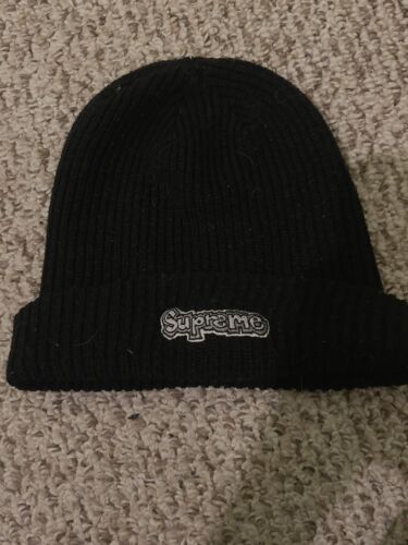 SUPREME Gonz Logo Beanie (SS21) Black