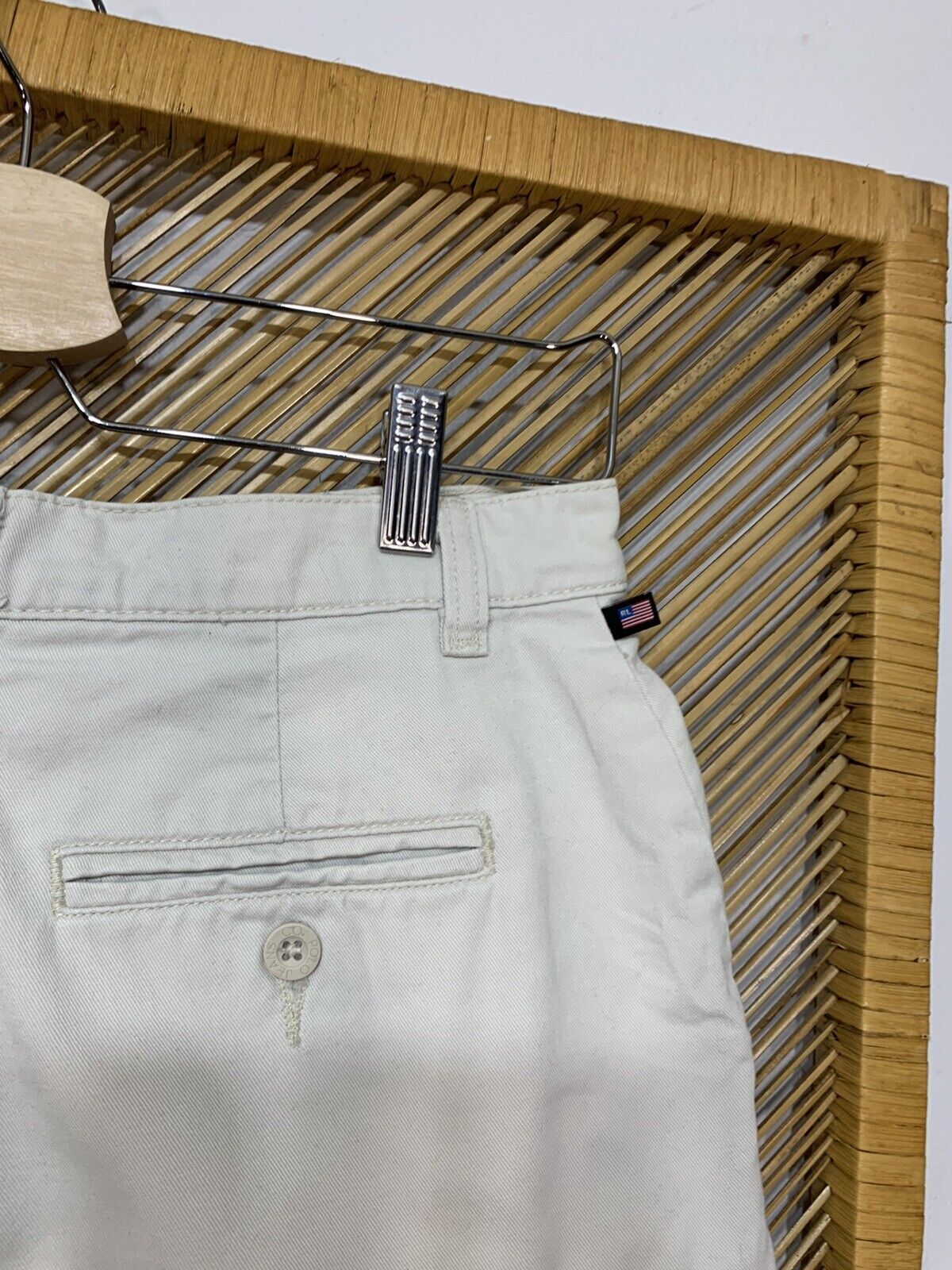 Ralph Lauren Polo Shorts High Rise Khaki 90s 4 - image 5