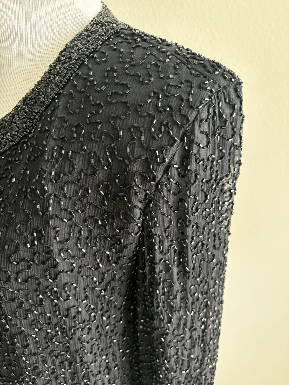 Vintage Marina By Marina Brester Beaded Jacket Sz… - image 9