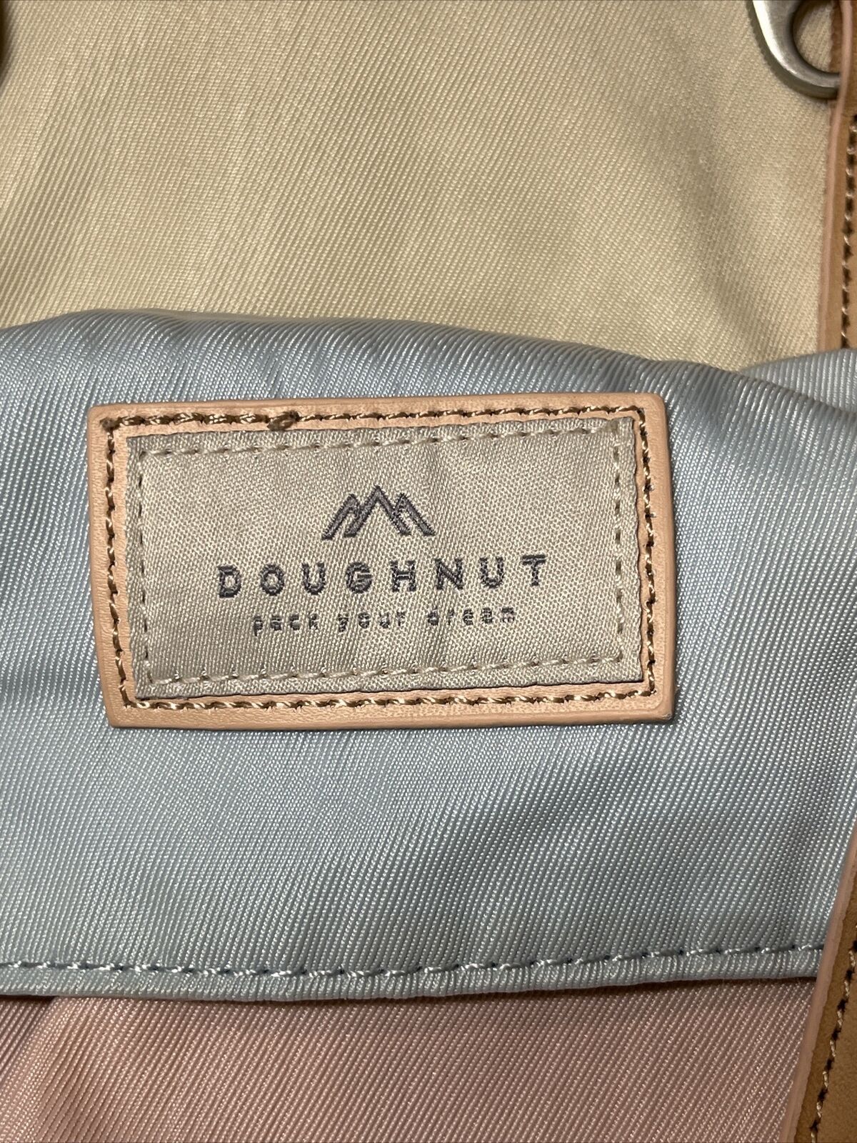 Doughnut Macaroon Backpack Light Blue/Cream/Pink - image 2