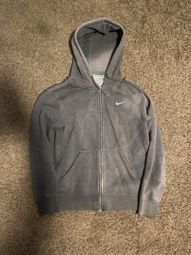 Vintage Nike Distressed And Faded Zip Up Size larg