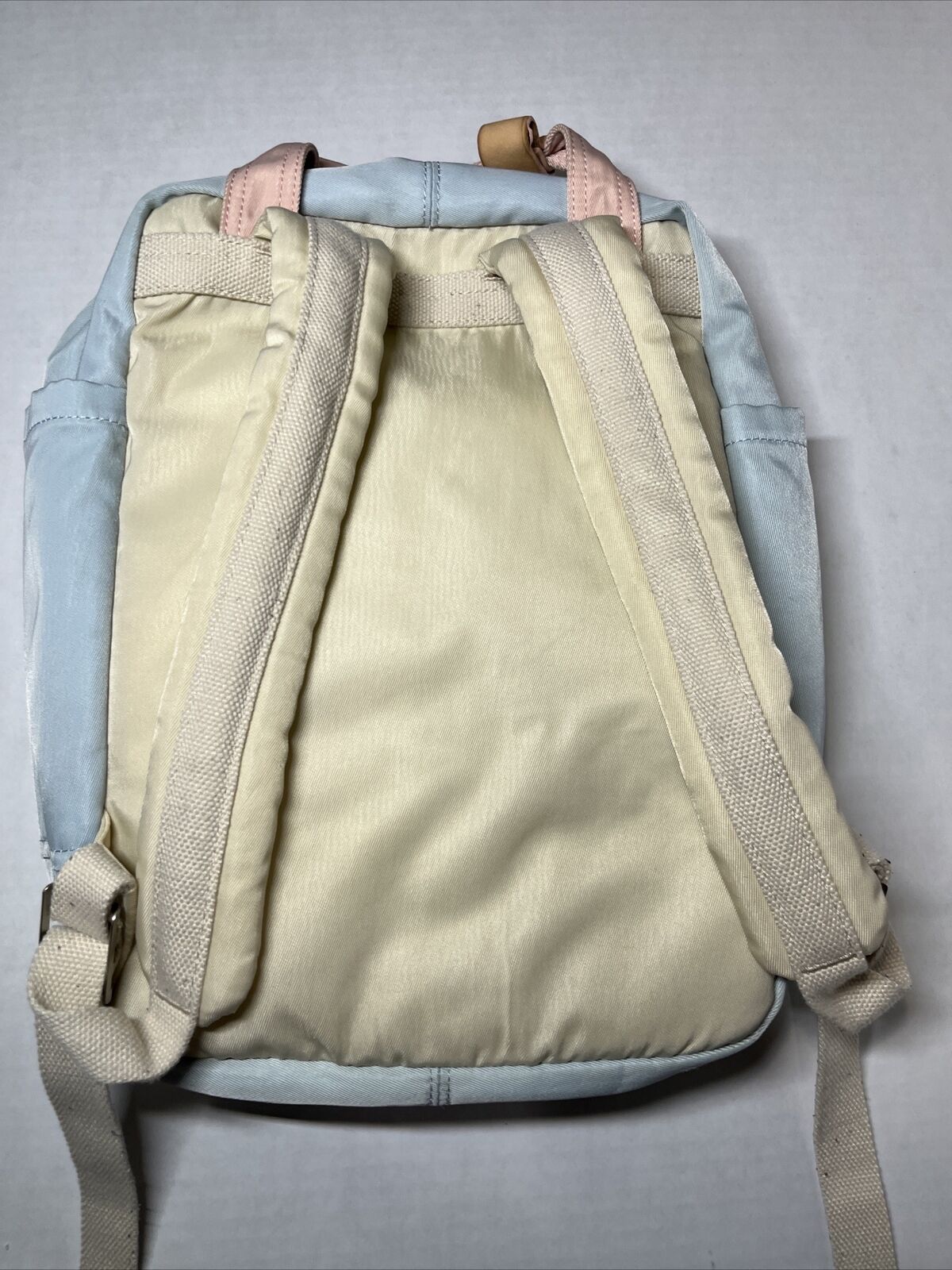 Doughnut Macaroon Backpack Light Blue/Cream/Pink - image 3