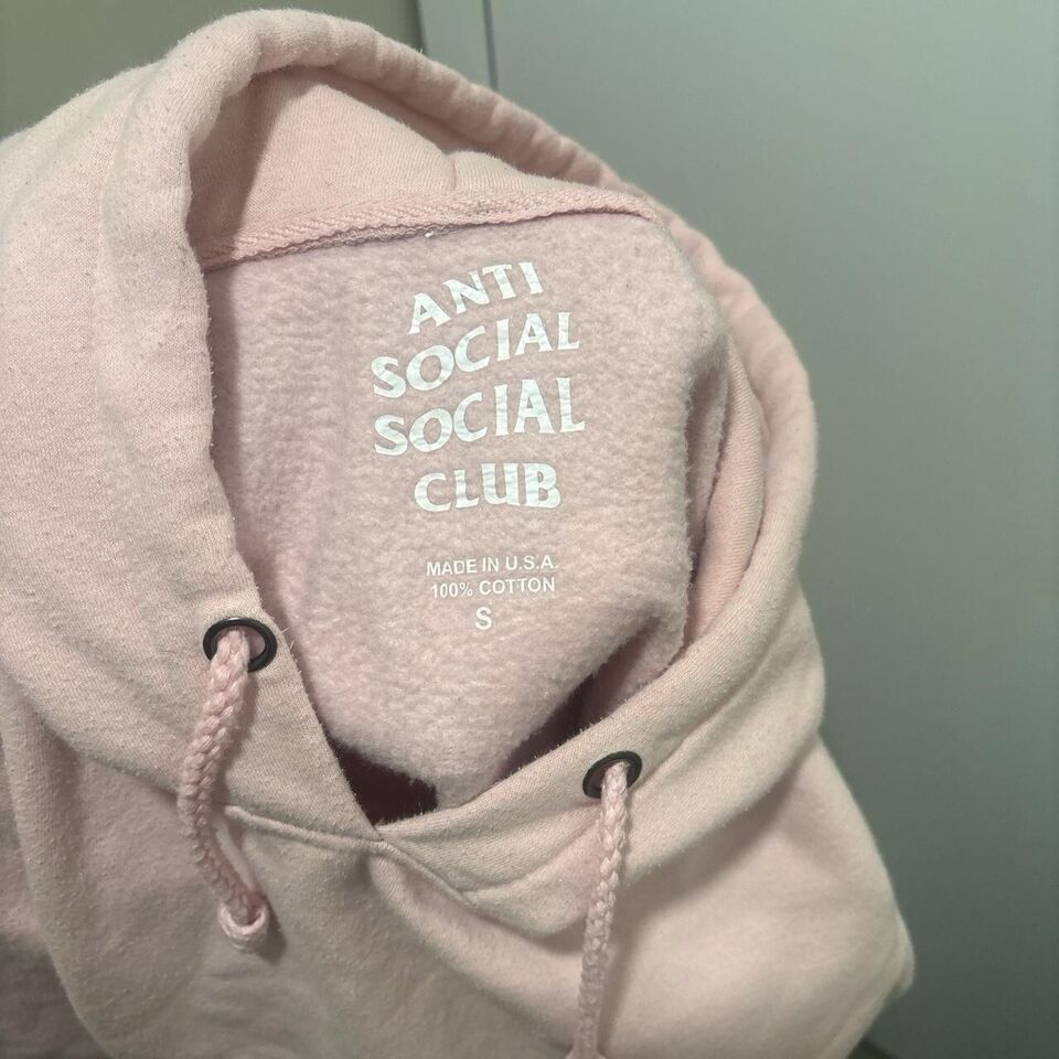 Anti Social Social Club Pink Hoodie | eBay