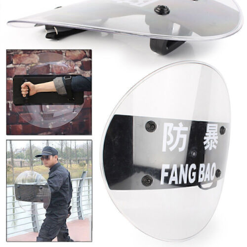 Round PC Plastic Anti-Riot Shield Police Tactical For for Campus ...