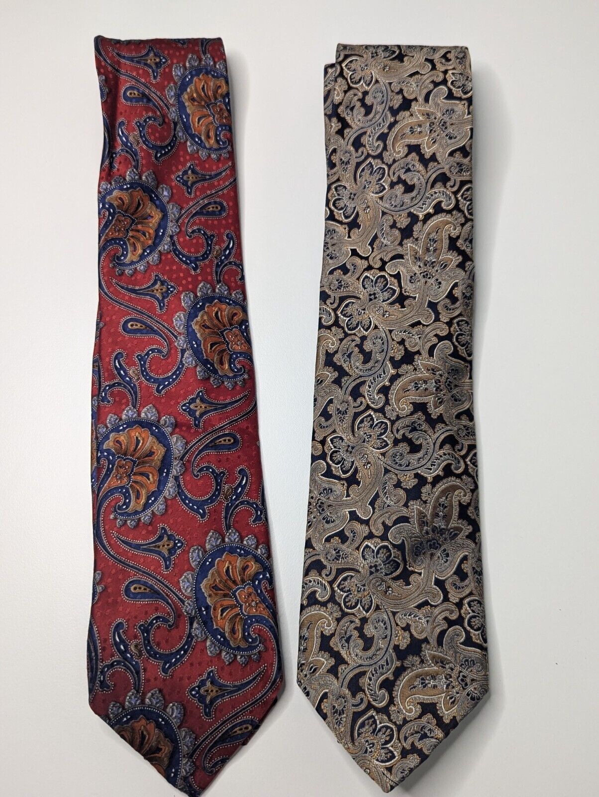 Robert Talbott Vintage Paisley Tie Lot - image 1