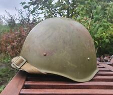 Original Steel Combat Helmet SSH 40 WWII USSR Military Soviet Army RKKA WW2