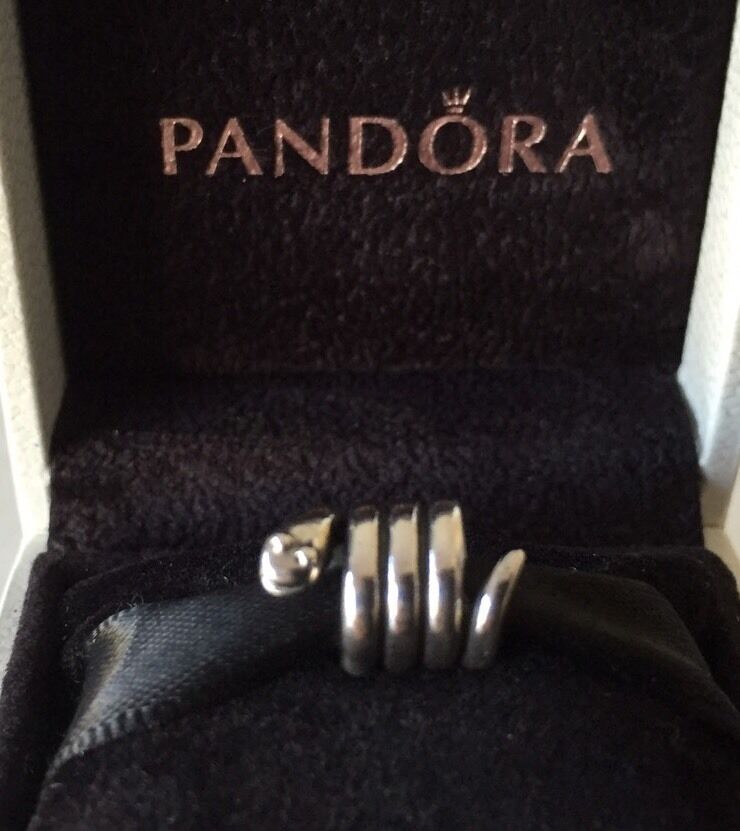 Authentic Pandora Snake Sterling Silver Genuine P… - image 1