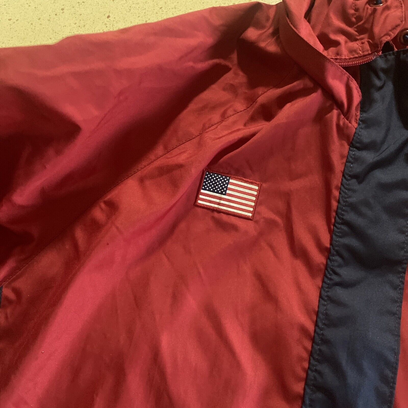 Nike Windbreaker VTG USA Air Force Track & Field … - image 2