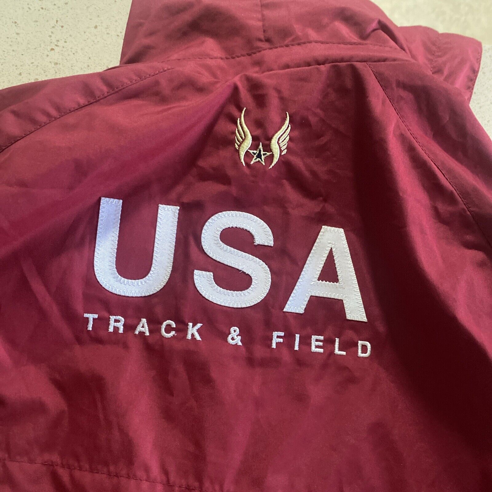 Nike Windbreaker VTG USA Air Force Track & Field … - image 8