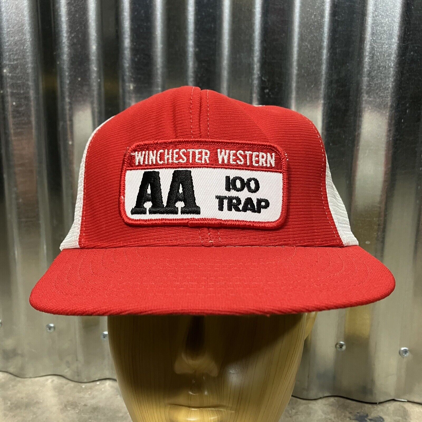 VTG  Winchester Western AA 100 Trap Patch Hat Tru… - image 7