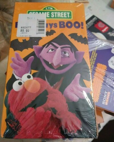 Sesame Street - Elmo Says Boo VHS RARE VINTAGE COLLECTIBLE BRAND NEW ...