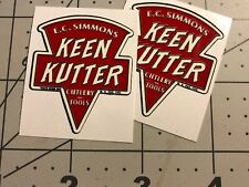 Keen Kutter E.C.Simmons Decals Axe Tool 1 1/2