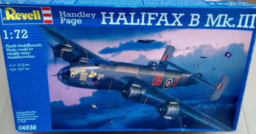 Revell 1/72 Handley Page Halifax B Mk III RAF Heavy Bomber Model Kit | eBay