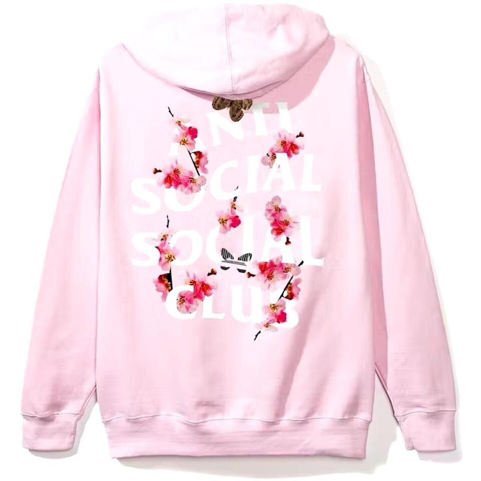 Anti Social Social Club Pink Hoodie | eBay