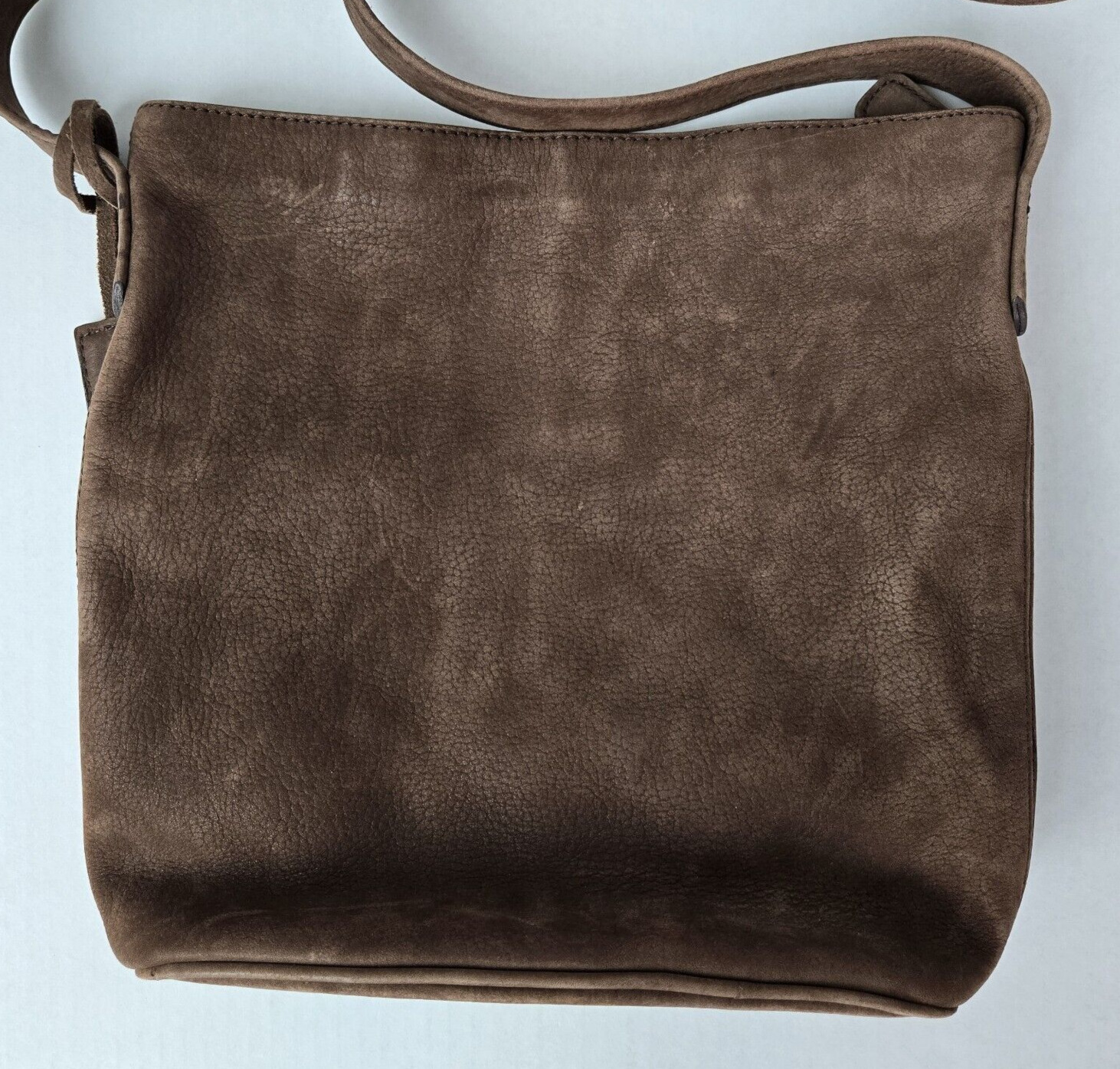 Vintage Nine West Womens Brown Leather Crossbody … - image 3