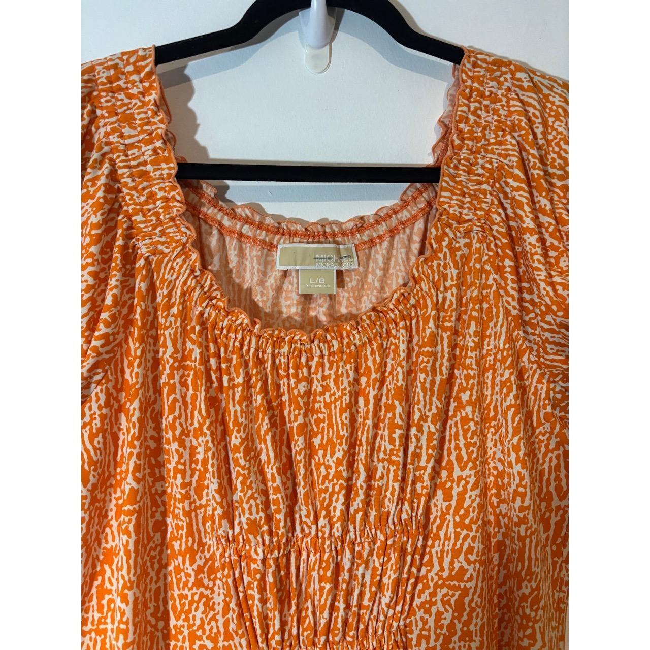 Michael Kors Women Large Orange Sun Dress Beach C… - image 5