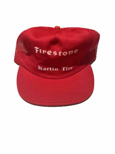 Vintage 1980s Firestone Hat Made In The USA Trucke